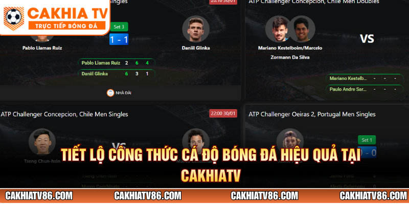 Tiết lộ công thức cá độ bóng đá hiệu quả tại CakhiaTV