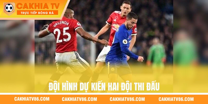 Đội hình dự kiến hai đội thi đấu